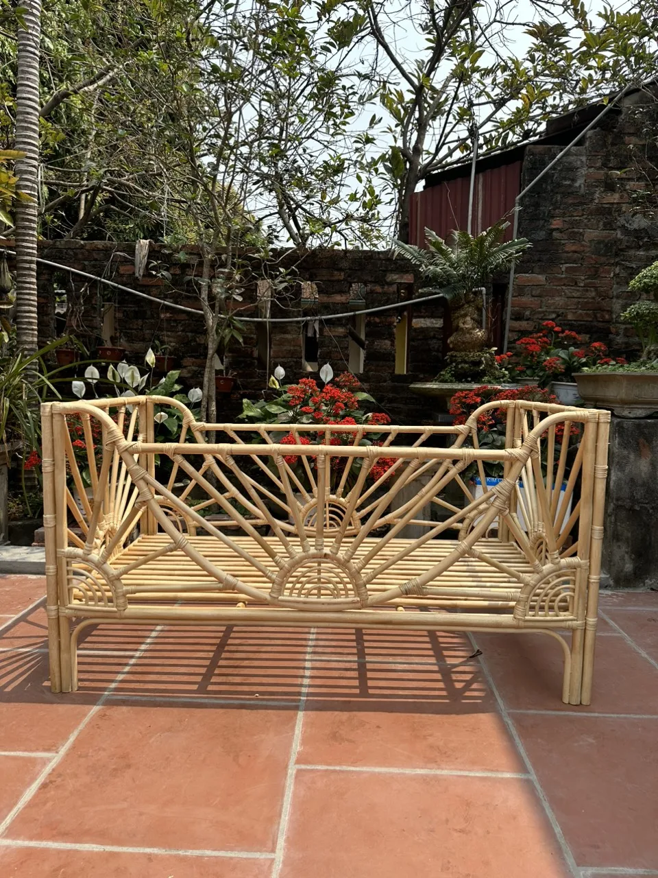 Indonesia Style Rattan Toddler And Kid Bed,Home Decoration Bed