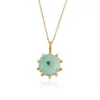1. Amazonita con Cuarzo Verde CZ