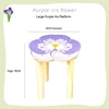 Large Purple Iris Platform 19cm with 4 legs