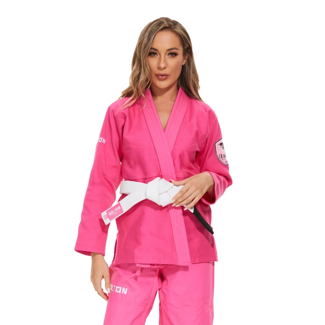 high quality GI uniforms Custom Design WKF Approved Traditional pinkJiu Jitsu Gi Uniform for women