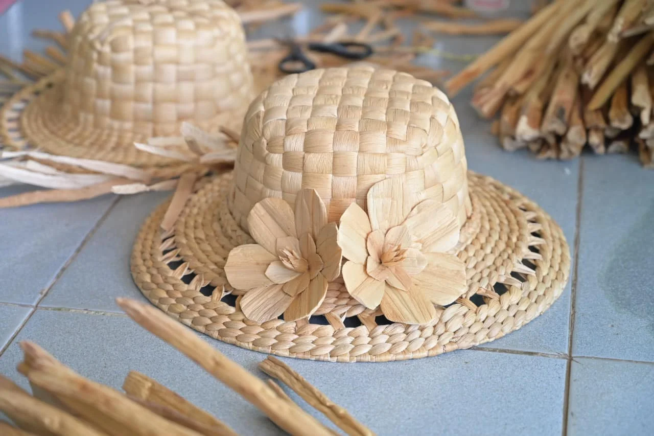 Vietnamese Water Hyacinth Hats From Vietnam Handicraft Women Hat From