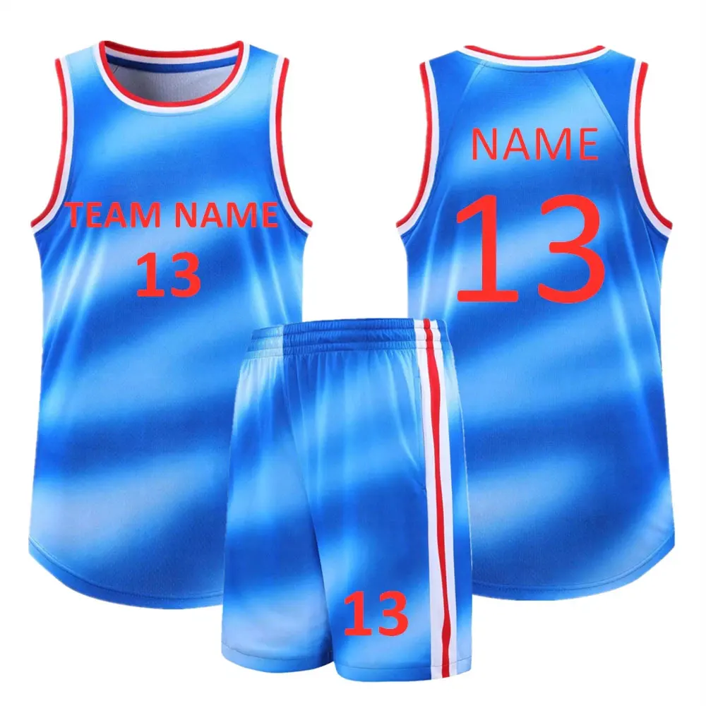 Men Basketball Jersey Set youth Cheap Basketball Training Shirt