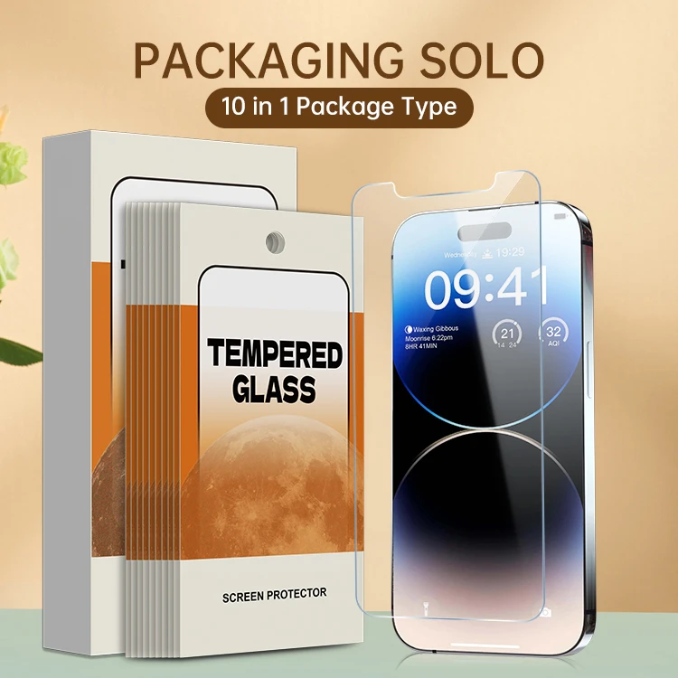 Dumosong With Installation Kit For Iphone 14 Mobile Film Screen