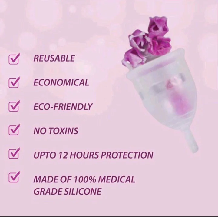 Silicone Menstrual Sterilizer Cup And Clean Menstrual Cup Folding