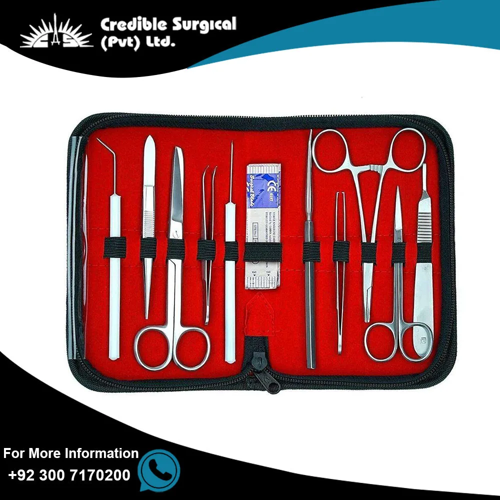 157-Piece Advanced Anatomy & Biology Student Kit | Stainless Steel Dissection Tools For Lab Work