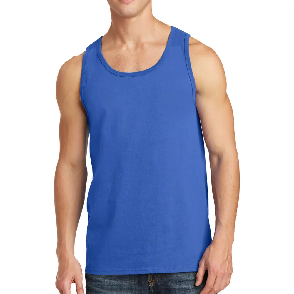 royal blue athletic tank top
