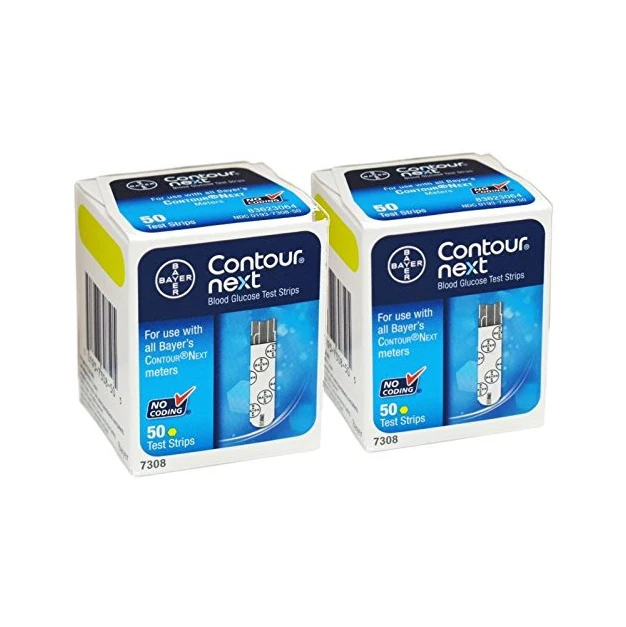 Bayer Contour Next Test Strip Blue Blood Glucose Test Strip (50 Count