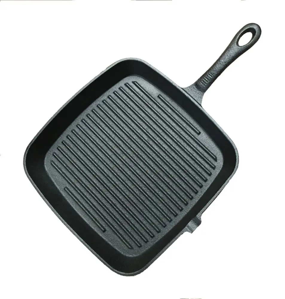 Wholesale Utopia Kitchen Pre-Seasoned Cast-Iron Square Grill Pan, 10.5-inch  factory and suppliers
