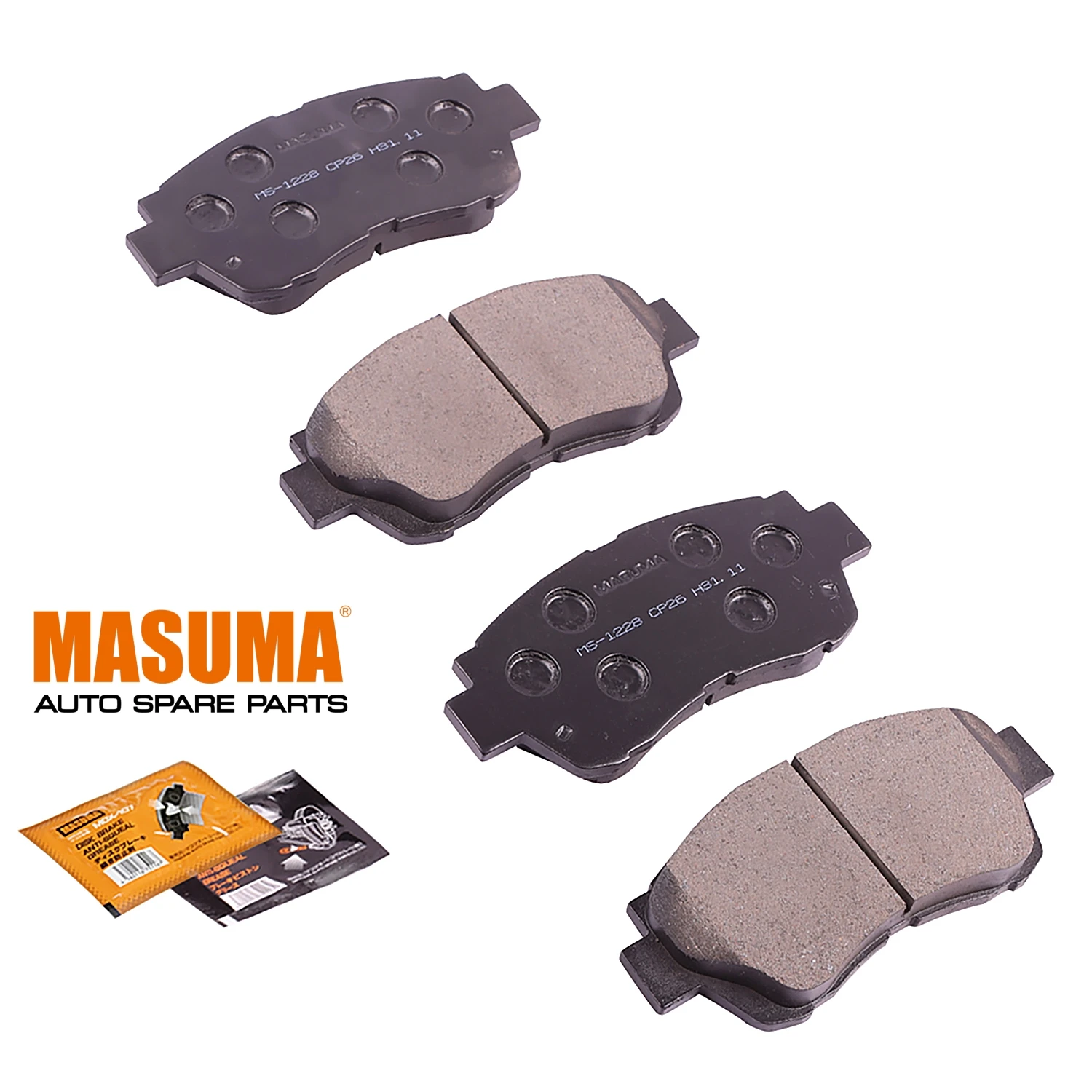 MASUMA MS-1228 Brake Pads for Toyota & Lexus - Reliable