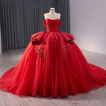 Black Girl 16 Dresses Sweet 16 Boutique Jancember 241047 Princess Sequins Appliqued Red Ball Gown With Chapel Train OEM| Min Order Ct Black Girl 16 Dresses Sweet 16 Boutique Jancember 241047 Princess Sequins Appliqued Red Ball Gown With Chapel Train OEM| Min Order Ct