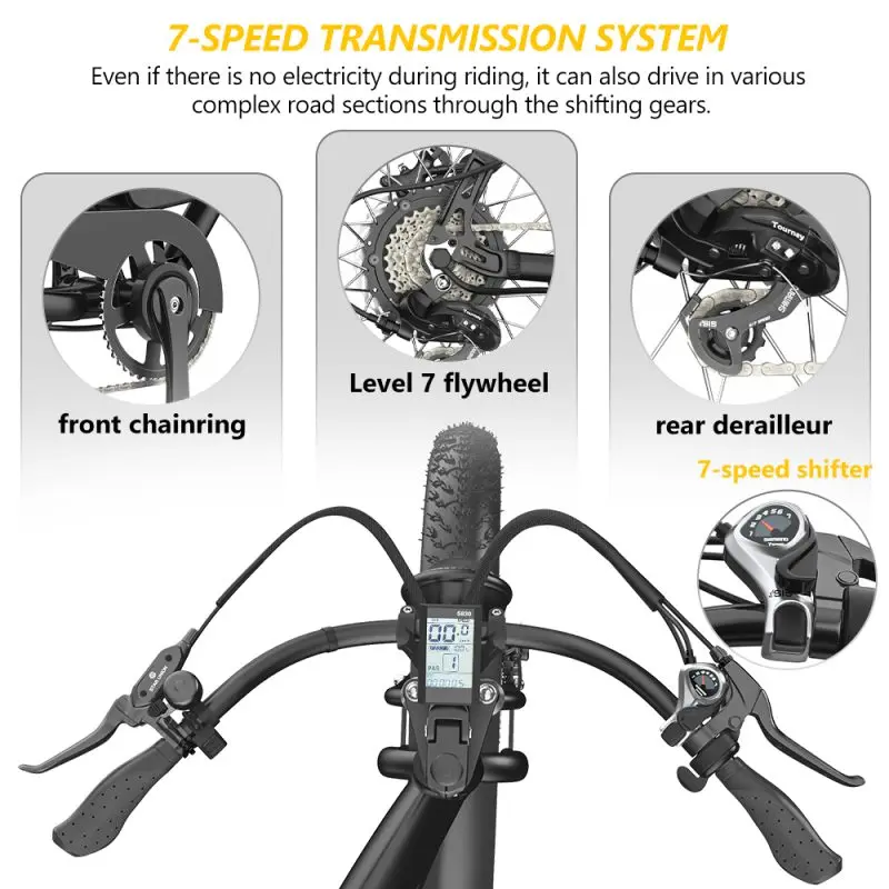 E-Bike Hidoes B3 750W 26 inch Fat Bike Electric Bicycle 48V 18.2Ah Battery