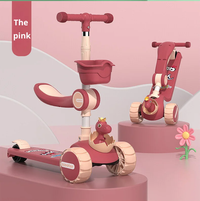 Best Seller Multifunctional Folding Kid Kick 3 Wheels Children Foot