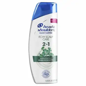 Head and Shoulders 2-in-1 Anti-Itch Shampoo Organic Leave-In Anti-Dandruff Lightening Foam for Effective Cleansing