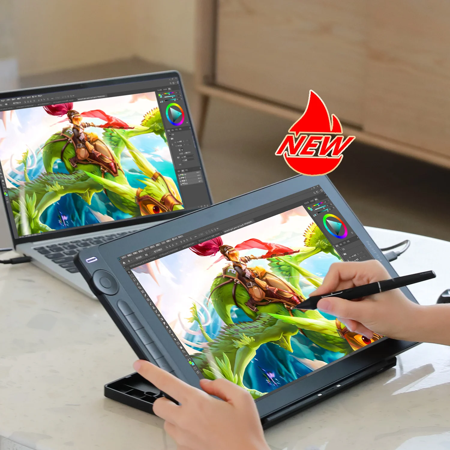 HUION Kamvas 16（gen3） Huion Kamvas 16 (Gen 3) 2.5K Digital Art Tablet with Pen for