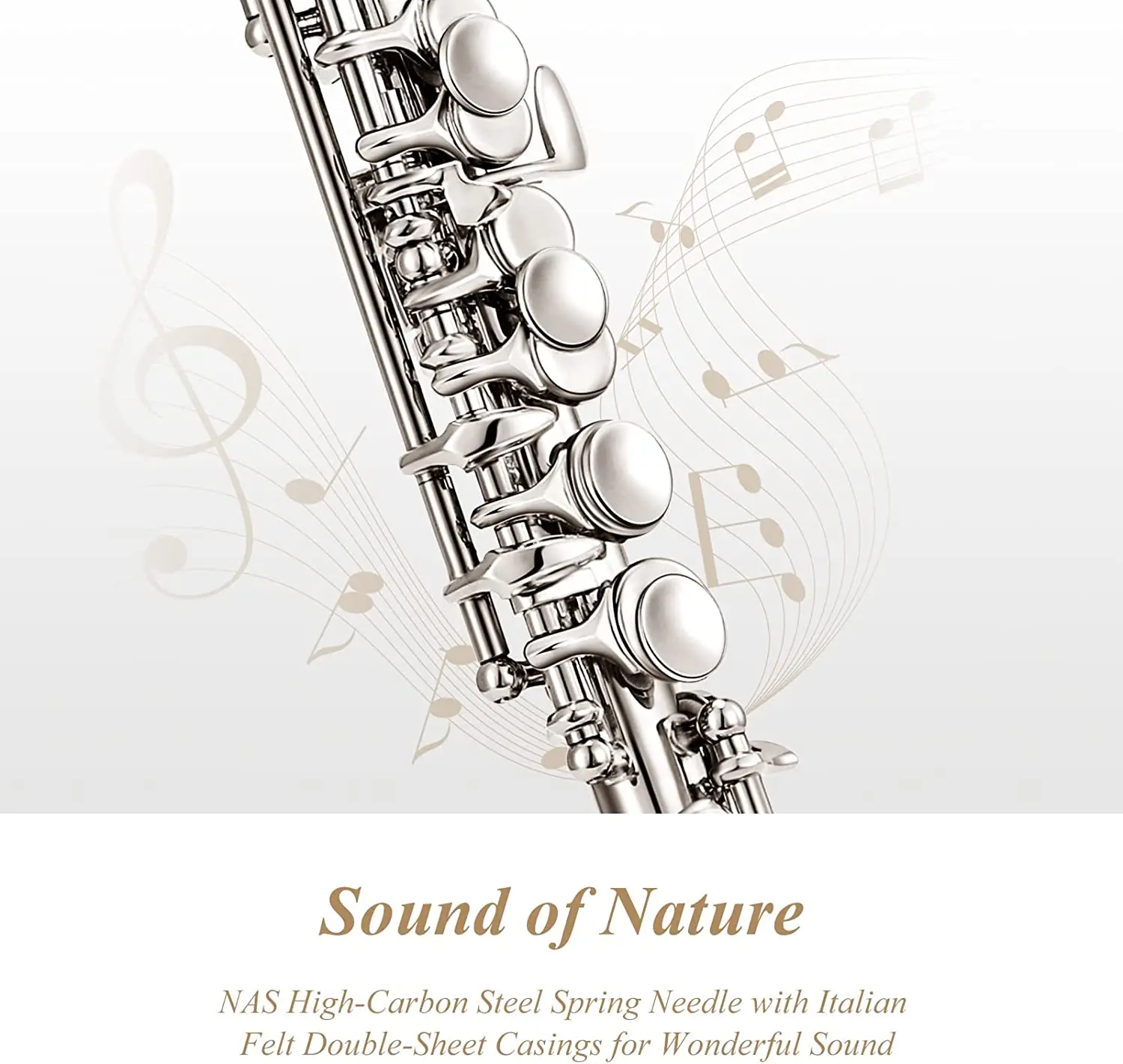 Piccolo Instrument For Beginners Students,Key Of C Piccolo Flute,Set