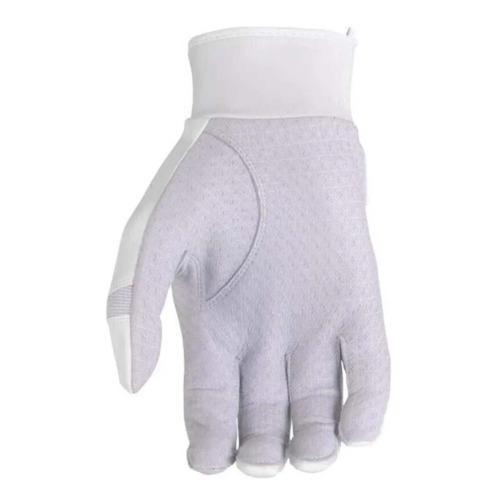 Best Quality Softball Batting Gloves Custom Logo Pure White Color