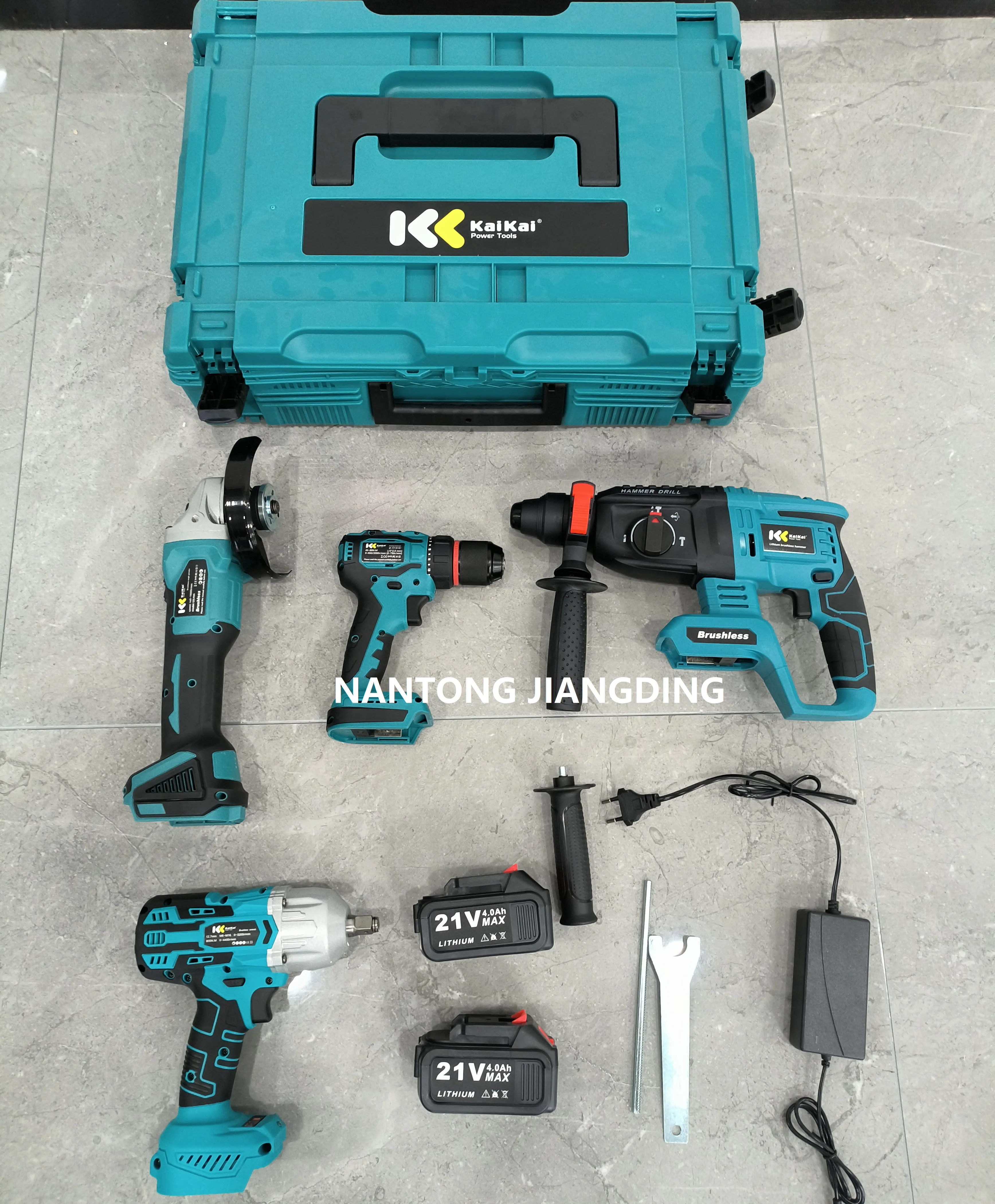 Kaikai Performance Cordless Electric Power Tools Set Brushless 18v 21v