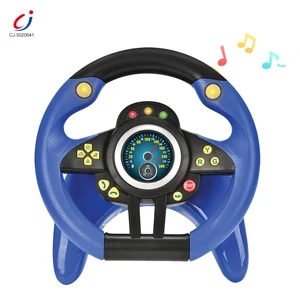Chengji Advanced Car Driving Simulators Toy Montessori Early Educational Baby Play Steering Wheel Toy for Kids Realistic Driving