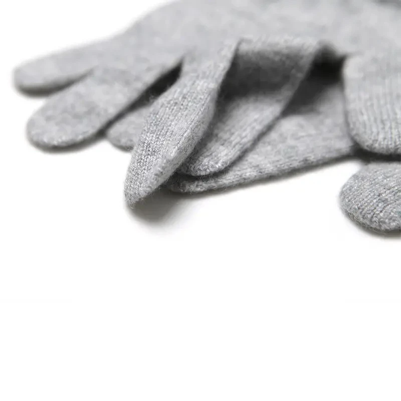 Мужские зимние модные перчатки унисекс мужские и женские нескользящие термоперчатки с сенсорным экраном волшебные вязаные акриловые варежки высокого качества