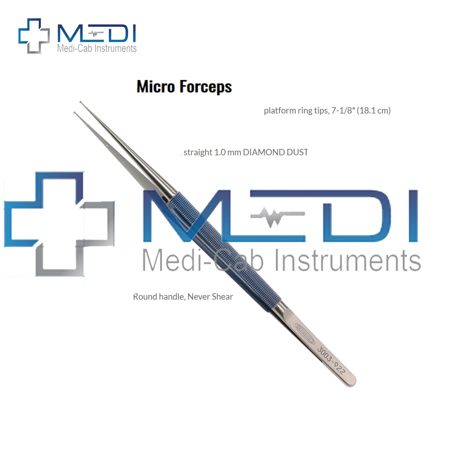 Scanlan Denis 18.1cm Titanium Micro Ring Forcep Instrument Set for