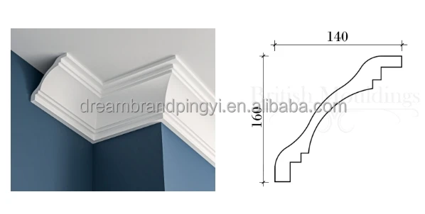 Gypsum Line Gypsum Mouldings Cornice Ceiling Wall Panel