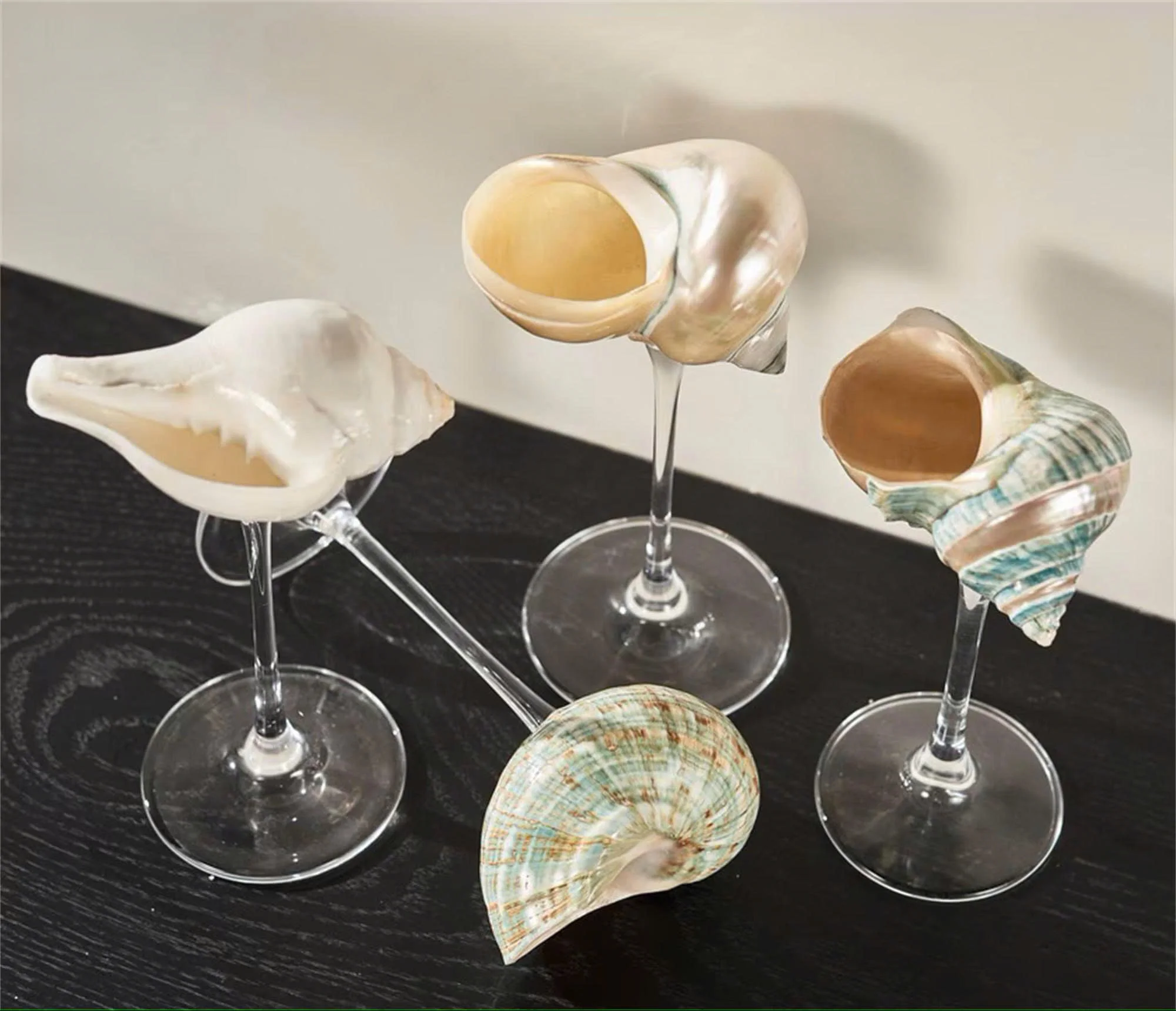 wine glass necklace Crystal Vine Glass Necklace