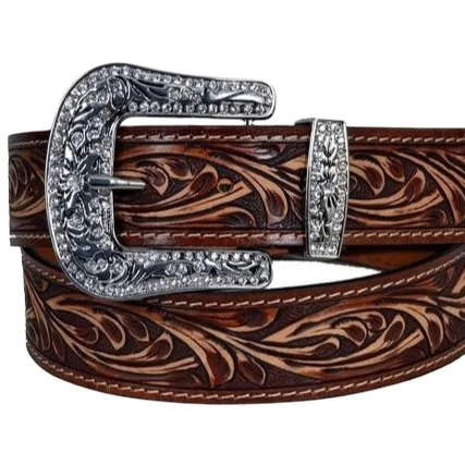 Custom Made Premium Quality Western Cow Leather Beaded Belt With Hand ...