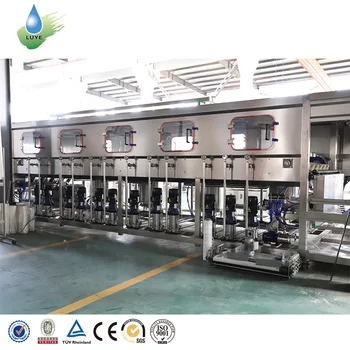 Easy Operate Automatic Complete 3 Gallon 5 Gallon Pure Mineral Drinking Water Filling Production Line Machine
