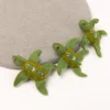 Mini Felt Green Turtle