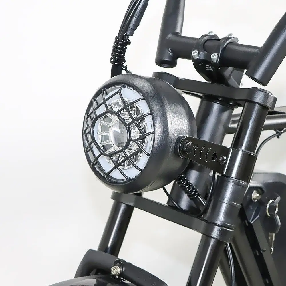 HOTTECH 48V 250W Electric Mountainbike with 20 Fat Bike B66 Steel Frame 15Ah Battery 7-Speed Tektro Disc Brakes Full Suspension