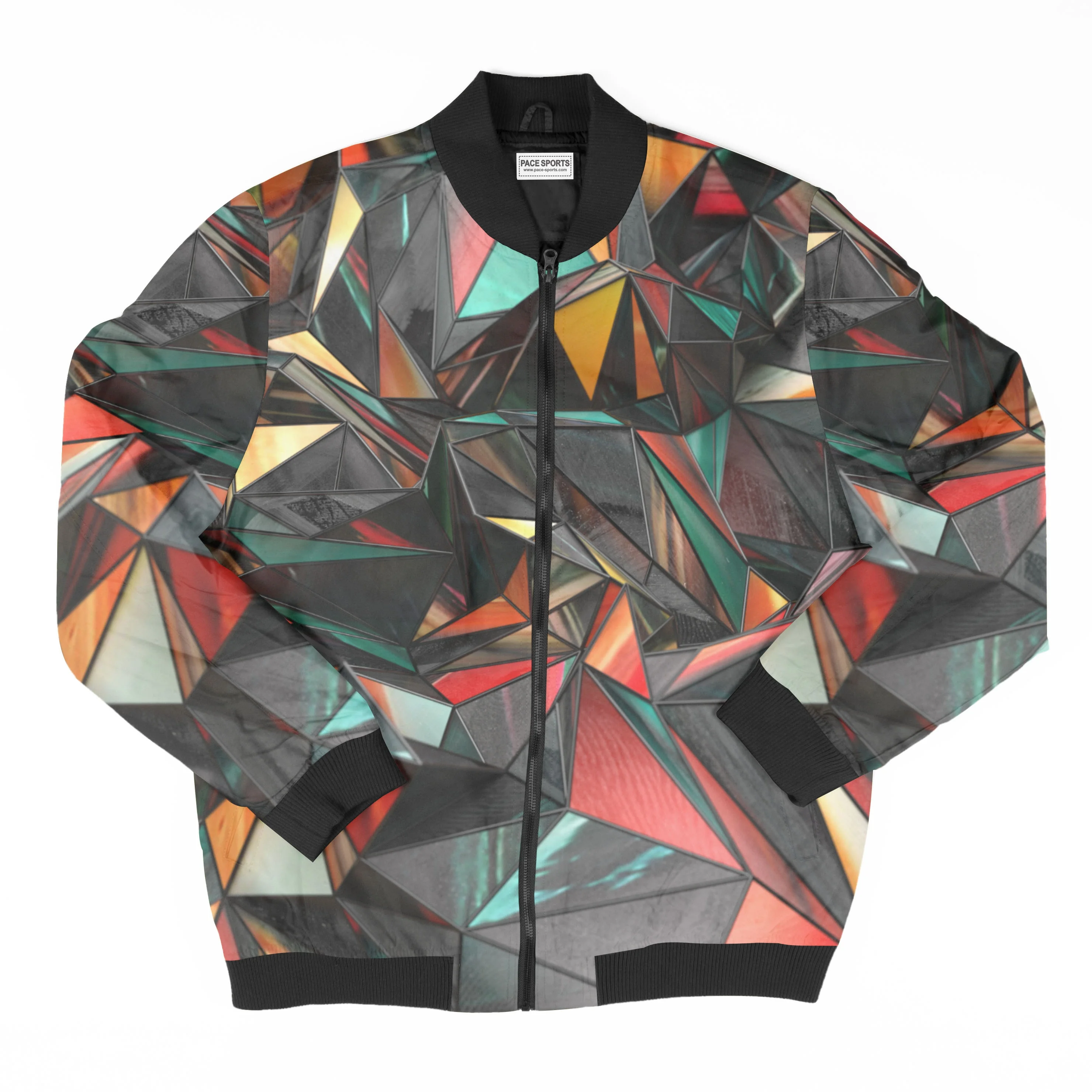 Alia Multicolored Diamond Design deals Bomber Jacket size Large