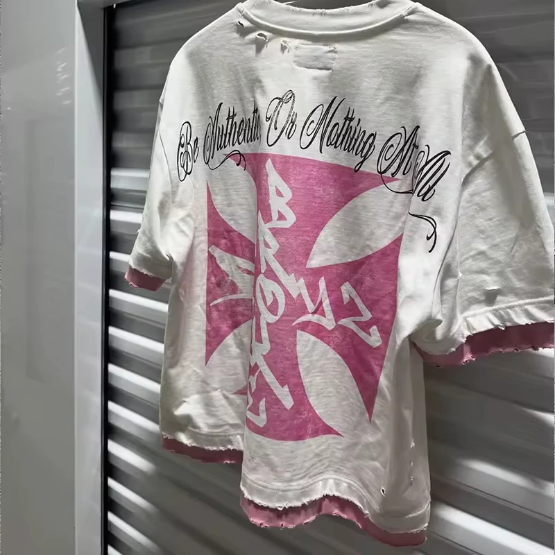Custom Short Sleeve Graphic Dtg Print Crew O Neck Double Layer Soft Cotton Heavy Weight 340 Gsm French Terry Vintage T-shirt gallery 3