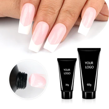 Nail Glitter Ton Poli Gel Cosmetic in Tube Custom Gel Polish With Logo Nail Extensions Acrylic Gel