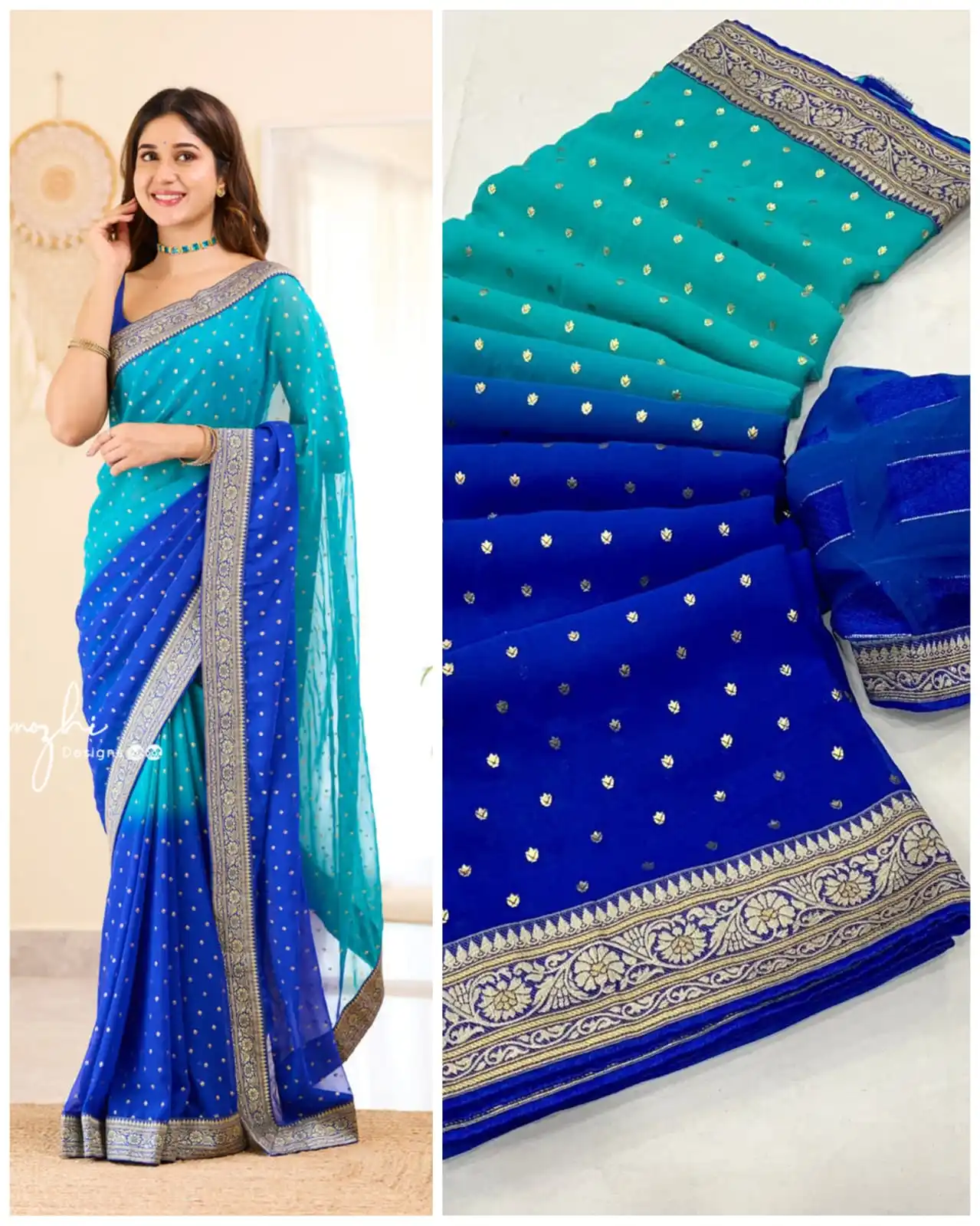 High Attractive New Design and Silk Fabric with Weaving Women Saree for Wedding Party Wear From Indian Supplier