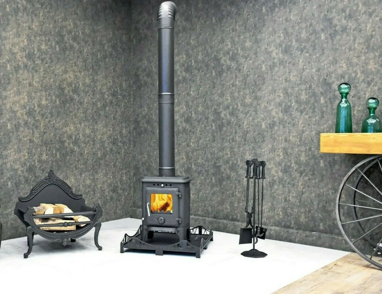 Wood Burning Stove Indoor Wood Burner Stove Cast Iron Indoor Heating