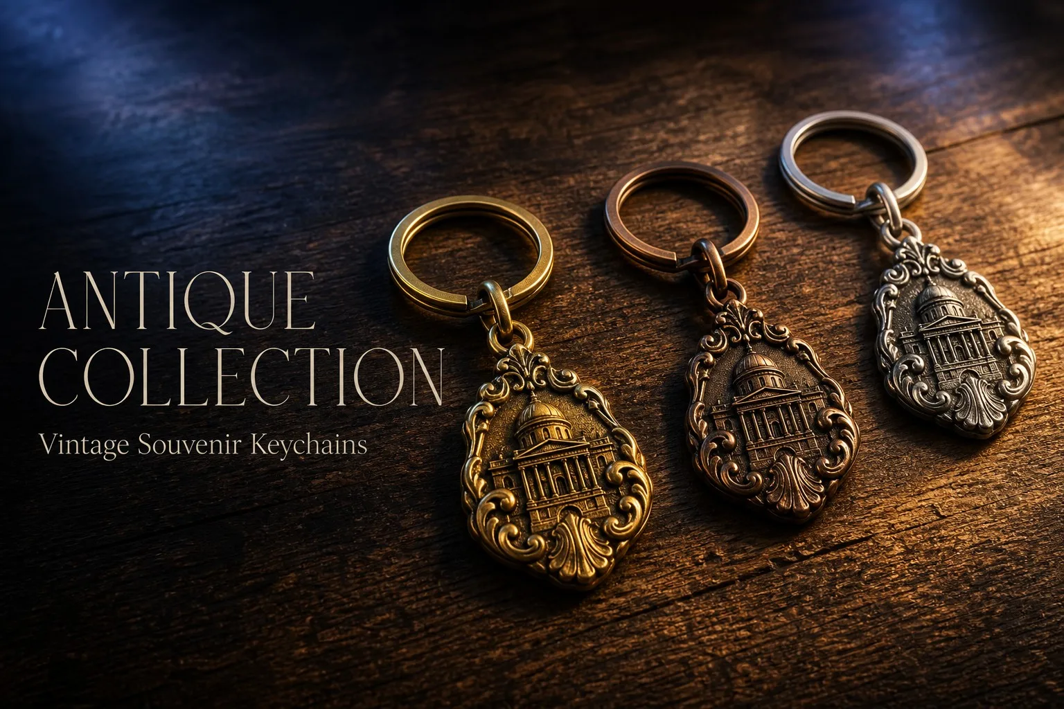 Antique Collection – Vintage Souvenir Keychains banner