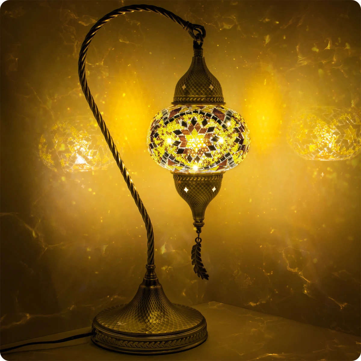 Handmade Mosaic Art Turkish Led Table Lamps Buy Turkish Diy Lamp For