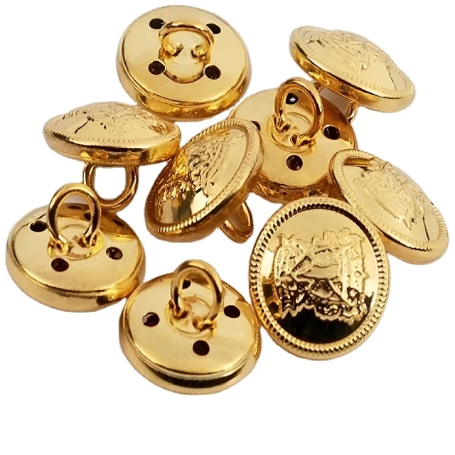 Tactical Brass Button for Uk Royal Guards Customized Nickle Cold Stream Jacket Coat Size 23 Mm