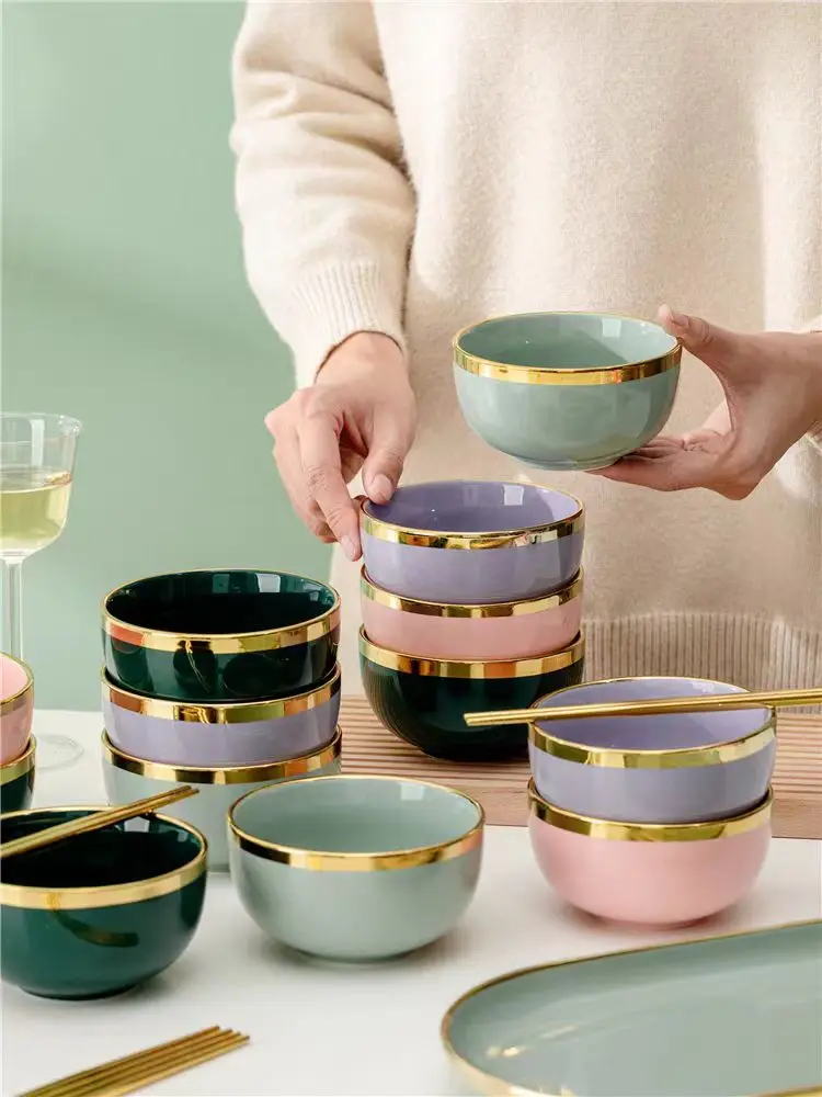 Tableware Home Used Dishes Set Plates Porcelain Ceramic Dinner Sets Plate for Restaurant Hotel supplier