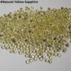 Saphir jaune naturel