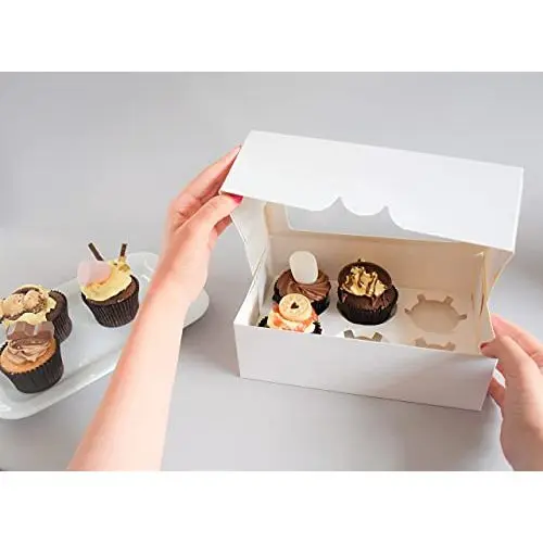 10-Pack Eco-Friendly Portable Cupcake  Boxes - Image 4