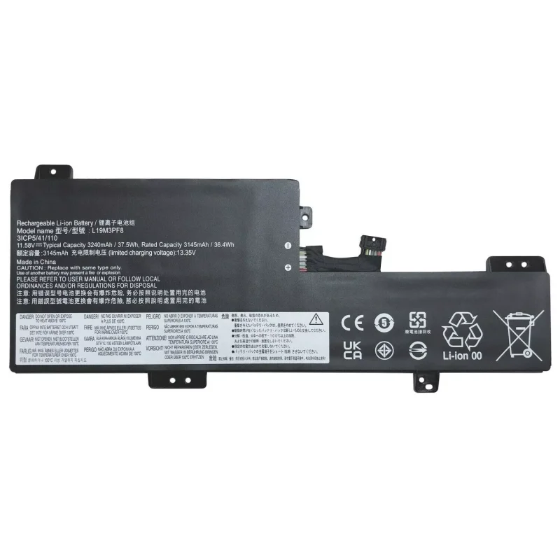 Laptop Packs Battery L19m3pf8 Oem Laptop Battery For Lenovo Ideapad