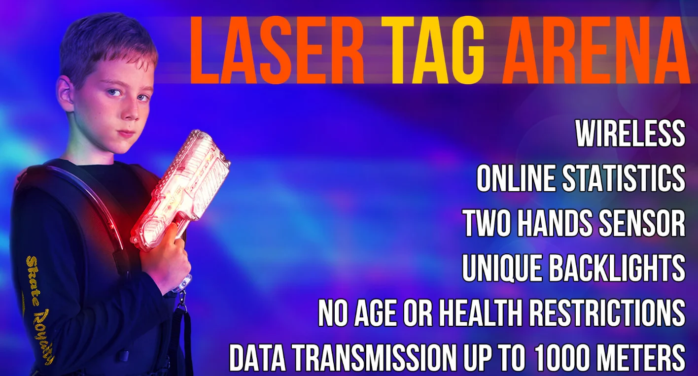 Raven Arena Full Set Ready Laser Tag Solution Scenario Game Commercial