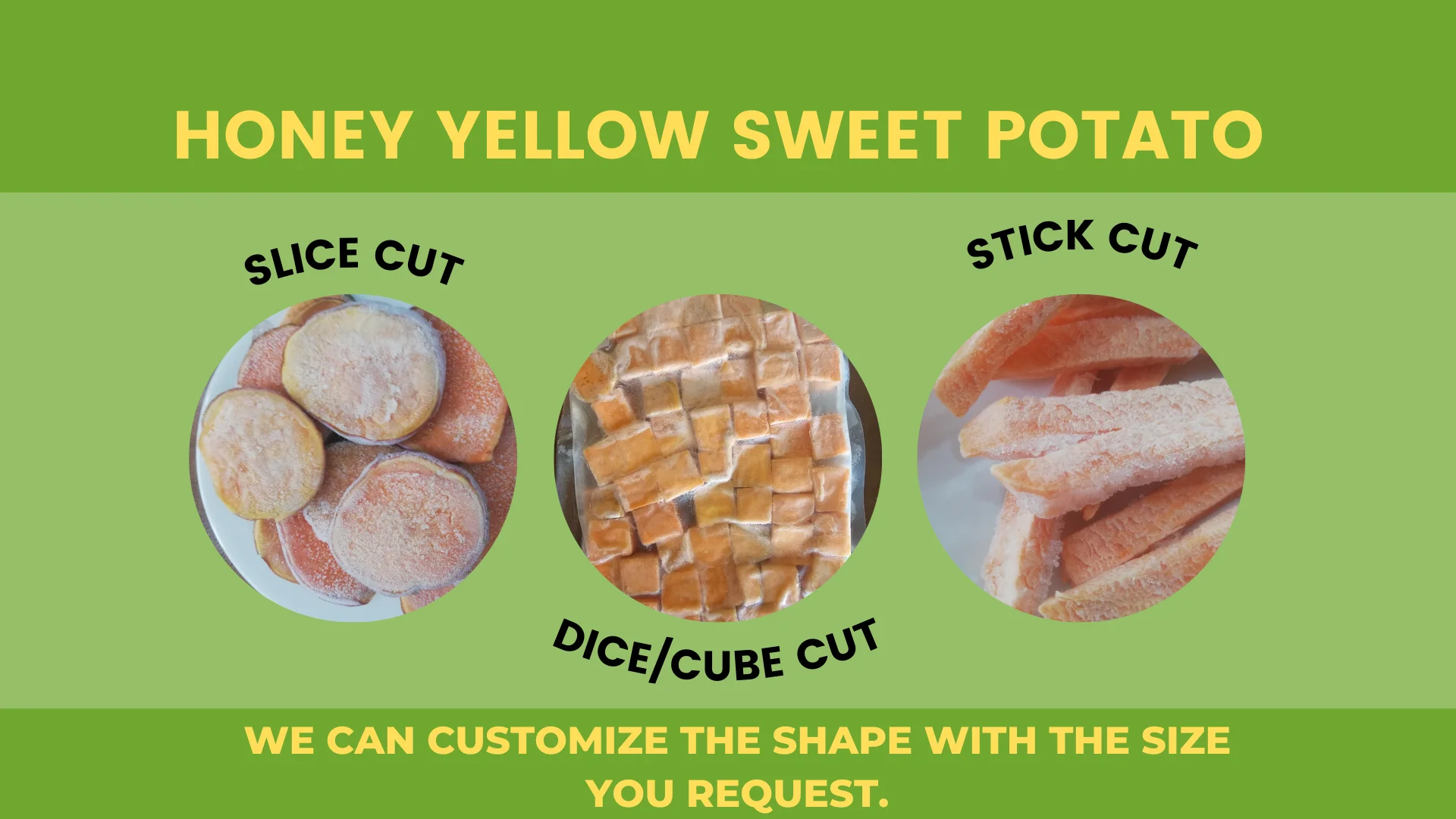 New Harvest 2024 - Frozen Whole Cassava/ Yuca/ Tapioca - From Viet Nam