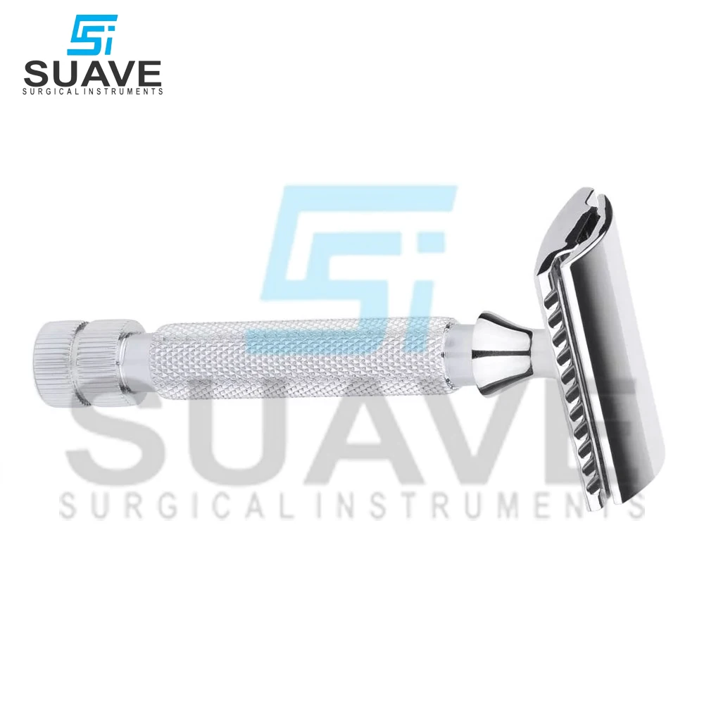 SUAVE SURGICAL INSTRUMENTS Heavy Duty Classic Double Edge Safety Razor ...