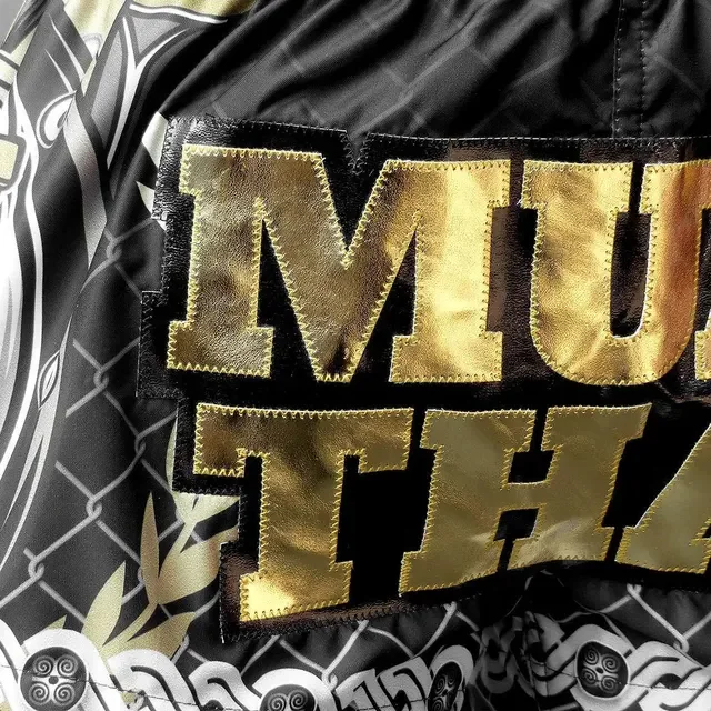 Custom MUAY THAI SHORTS Custom Logo Odm Sublimated Muay Thai Training Gear Fight Shorts Muay Thai Short Kick Boxing Shorts