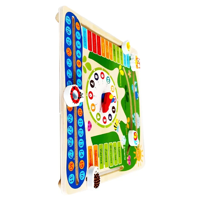 Wooden Clocks For Busy Boards Buy Wooden Toy Board toy Calendar