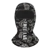 NK162Black balaclava with intricate designs