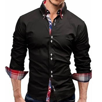 Men Dress Shirt _ 2023 Newest High Quality Pure Cotton Long Sleeve ...