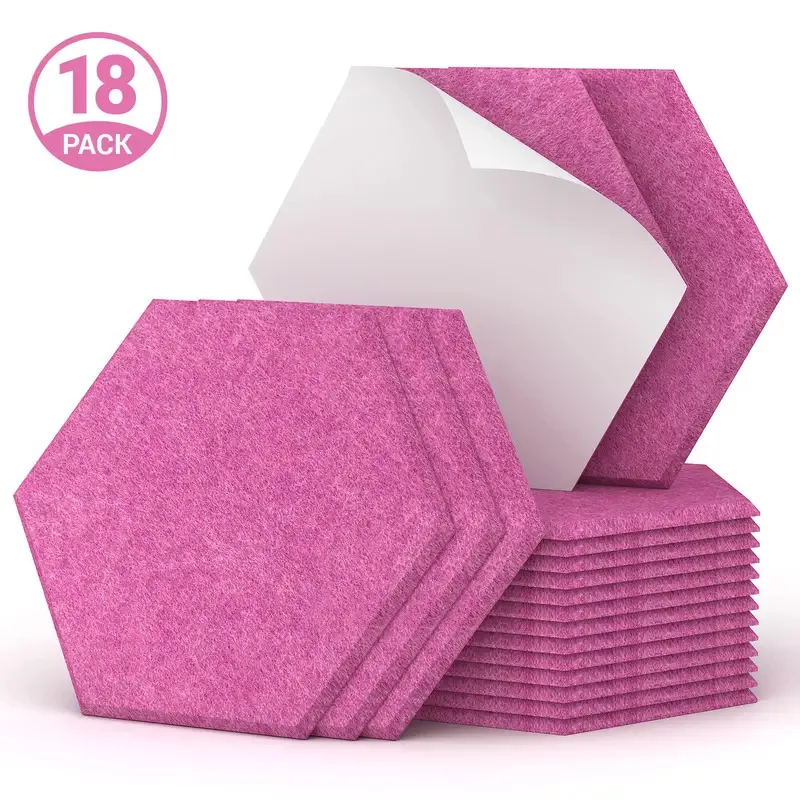 High-Density Pet Felt Acoustic Panel Modern Design Home Sound Absorption Pet Acoustic Panels manufacture